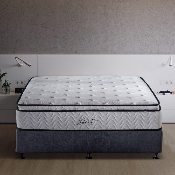 Hybrid Pillow Top Mattress with Memory Foam & Pocket Springs