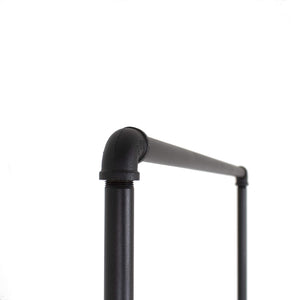 Industrial Pipe Double Rail Clothing Rack