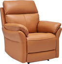Genuine Leather Recliner Chair – Oversized Ergonomic Lazy Boy with Footrest