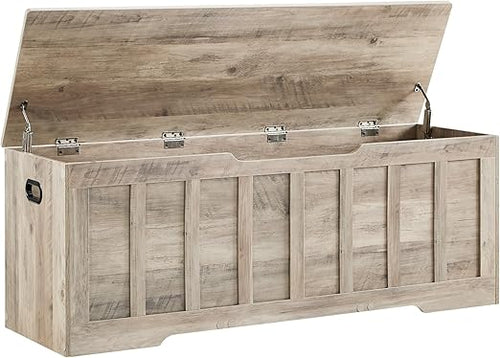 Large Storage Chest Bench with Safety Hinges