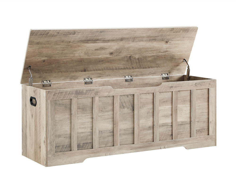 Large Storage Chest Bench with Safety Hinges
