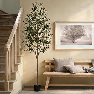 Artificial Olive Tree with Pot – Indoor & Outdoor Floor Plant