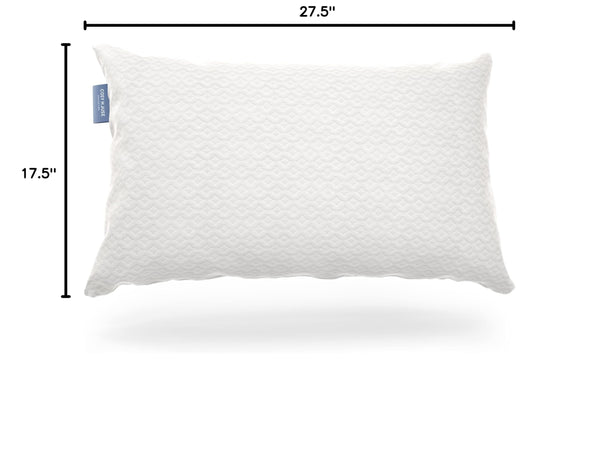 Adjustable Shredded Memory Foam Pillow – Bamboo Cover, Queen & King Sizes