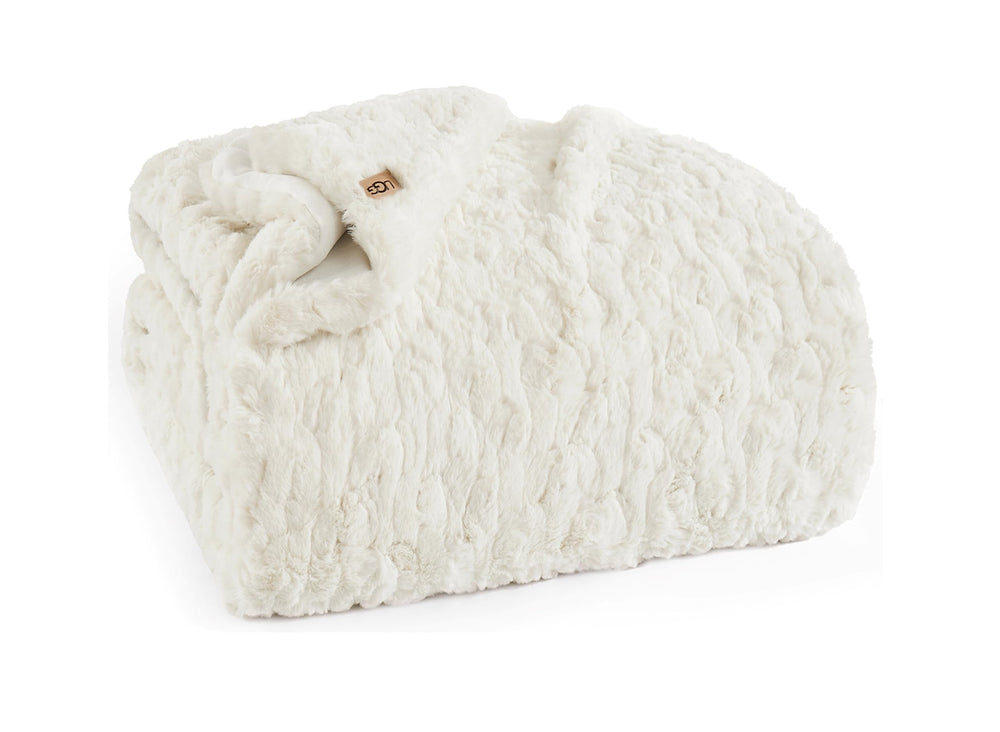 Faux Fur Throw Blanket – Plush Oversized 50x70 Inch
