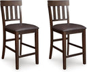 Upholstered Counter Height Bar Stool Set of 2