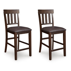 Upholstered Counter Height Bar Stool Set of 2