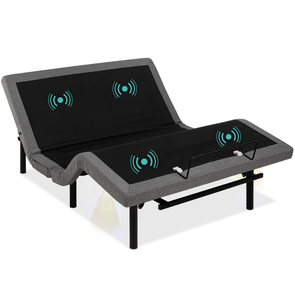 Queen Size Adjustable Bed Frame with Electric Base & Wireless Remote