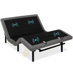Queen Size Adjustable Bed Frame with Electric Base & Wireless Remote
