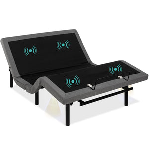 Queen Size Adjustable Bed Frame with Electric Base & Wireless Remote
