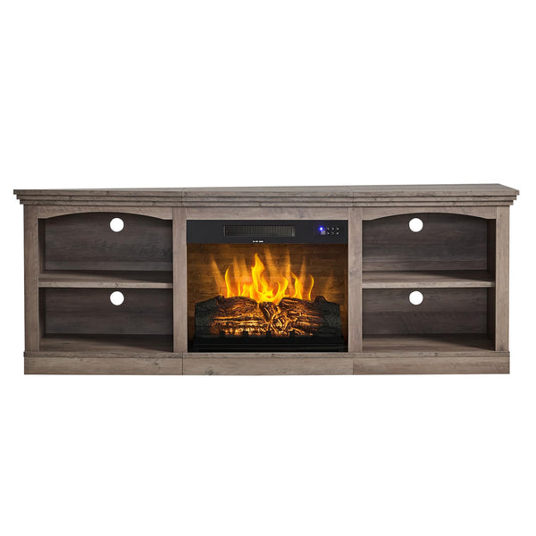 70" Fireplace TV Stand with Electric Fireplace