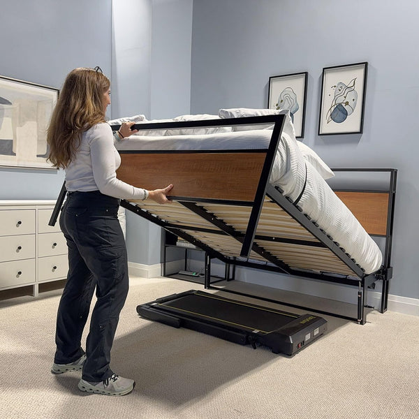 Space Saving Lift Bed with Headboard & Footboard