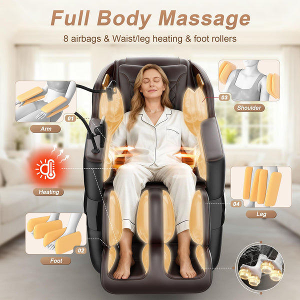 3D SL-Track Zero Gravity Massage Chair