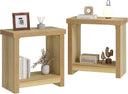 Narrow End Table with Storage Shelf