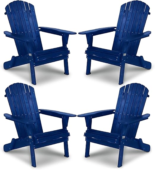 Folding Adirondack Chair – Solid Fir Wood, Outdoor