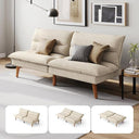 Convertible Futon Sofa Bed with Adjustable Backrest