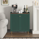 ZOSQUARE Coffee Bar Cabinet with Wine Racks, Wine Cabinet with Drawer and Adjustable Shelves, Liquor Cabinet, Sideboard Bar Cabinets for Home, Living Room, Dining Room