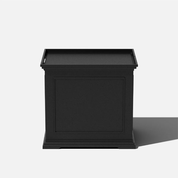 2-in-1 Outdoor Side Table with Storage Tray