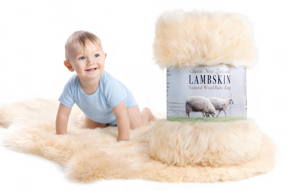 New Zealand Lambskin Baby Sheepskin Rug