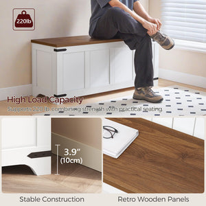 Storage Chest & Toy Box with Safety Hinges