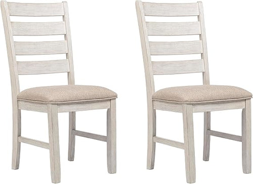 Farmhouse Dining Chair Set of 2 – Ladderback Wood