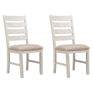 Farmhouse Dining Chair Set of 2 – Ladderback Wood
