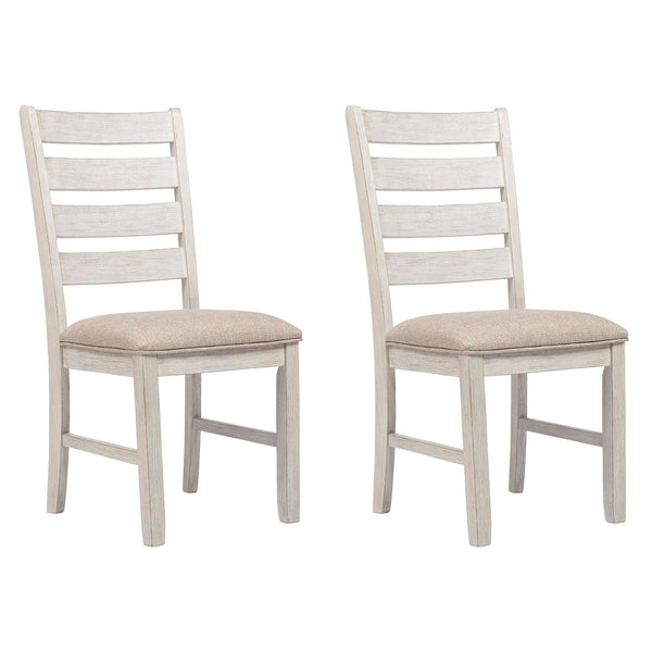 Farmhouse Dining Chair Set of 2 – Ladderback Wood