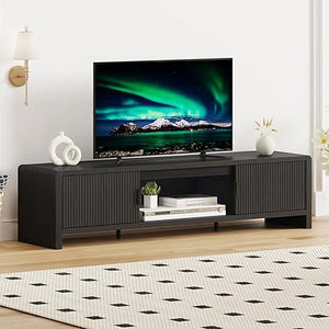 63-Inch Fluted-Door TV Stand & Entertainment Center