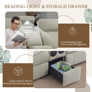 Power Reclining Sofa & Loveseat Set