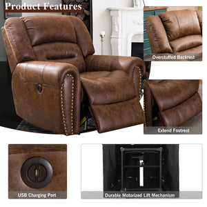 Electric Power Recliner Chair with USB Port