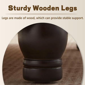 Round Storage Ottoman with Removable Tufted Top