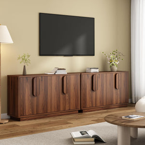 57-Inch Sideboard Buffet Cabinet with Adjustable Shelves