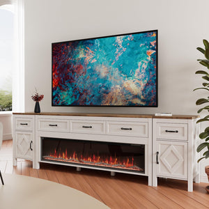 TV Stand with Electric Fireplace