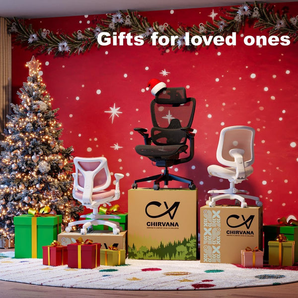 Ergonomic Mesh Office Chair with 3D Lumbar Support, 5D Armrests & 4D Headrest