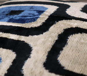 Geometric Velvet Throw Pillow 16" x 24"
