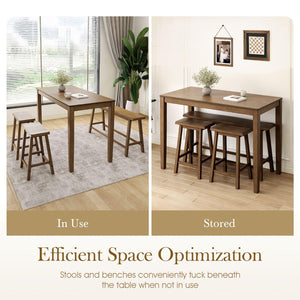 Counter Height Dining Table Set for 4