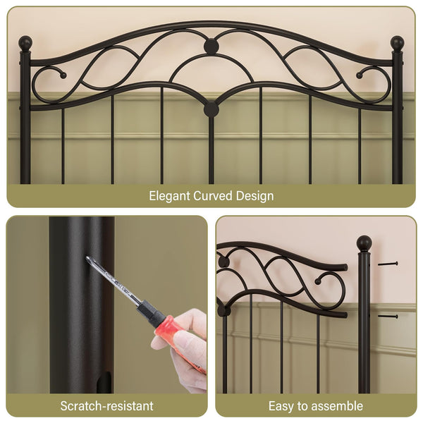 Adjustable Metal Headboard – Full & Queen