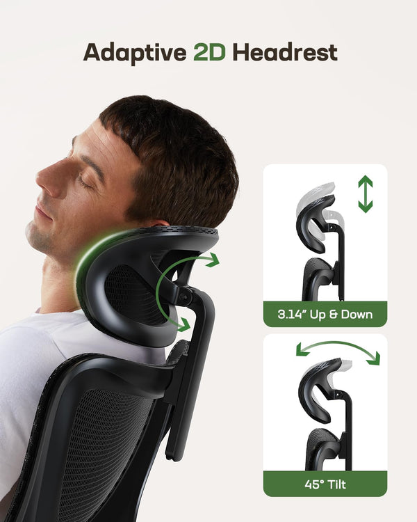 Ergonomic Mesh Office Chair – High Back with Lumbar Support
