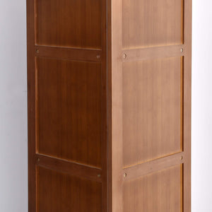 5-Tier Corner Bamboo Bookshelf
