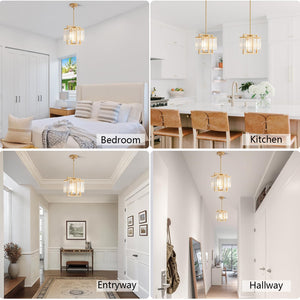 Crystal Pendant Light – Kitchen Island & Dining Room