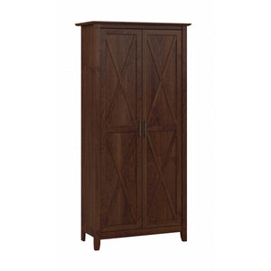 Tall Storage Cabinet with Doors – 5-Shelf Accent Cabinet