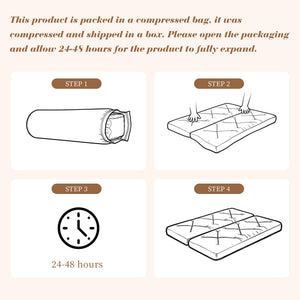 Foldable Futon Mattress with Memory Foam