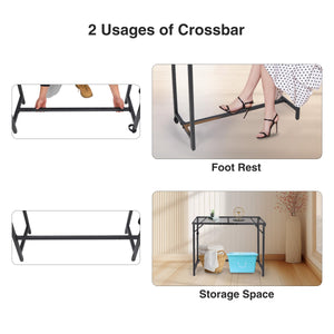 Folding Outdoor Bar Table with Waterproof Mesh Top