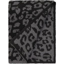Leopard Print Plush Throw Blanket — Soft Microfiber Knit