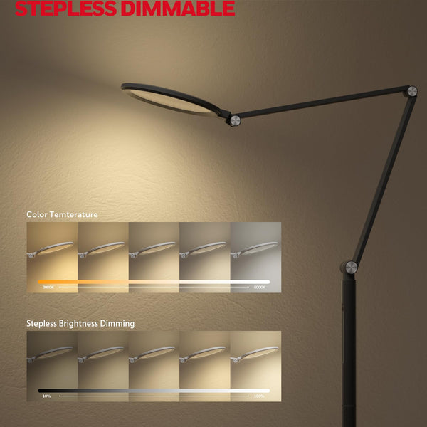 Dimmable LED Floor Lamp with Remote