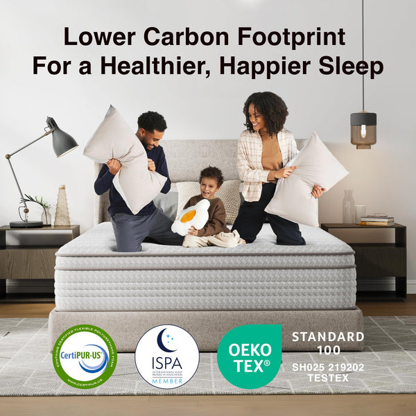 12 Inch California King Hybrid Mattress with Pocket Spring