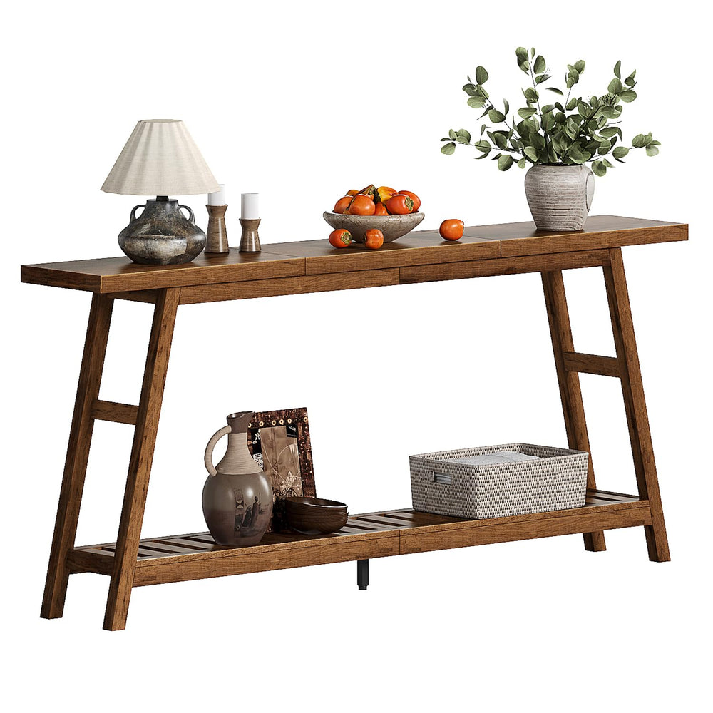 70.9" 2-Tier Console Table for Entryway & Living Room