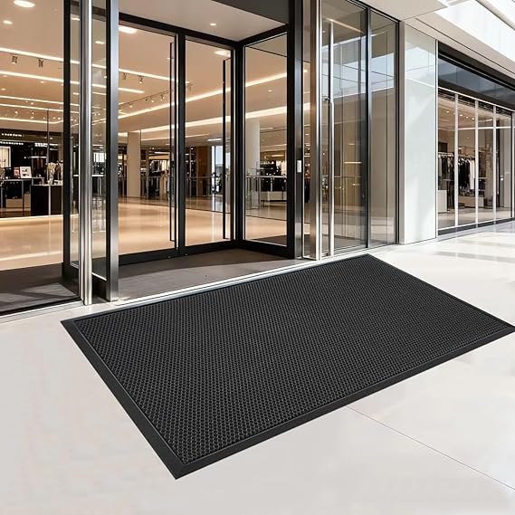 Heavy Duty Indoor Outdoor Door Mat with Non-Slip Backing