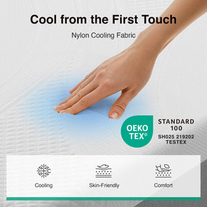 Memory Foam Mattress with Cooling Gel & Pressure Relief