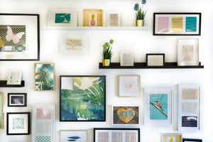 Wall Mount Picture Frame 33x15 Rectangular Wood