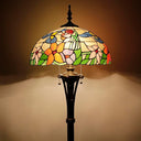 Tiffany Stained Glass Floor Lamp, 16"W x 70"H